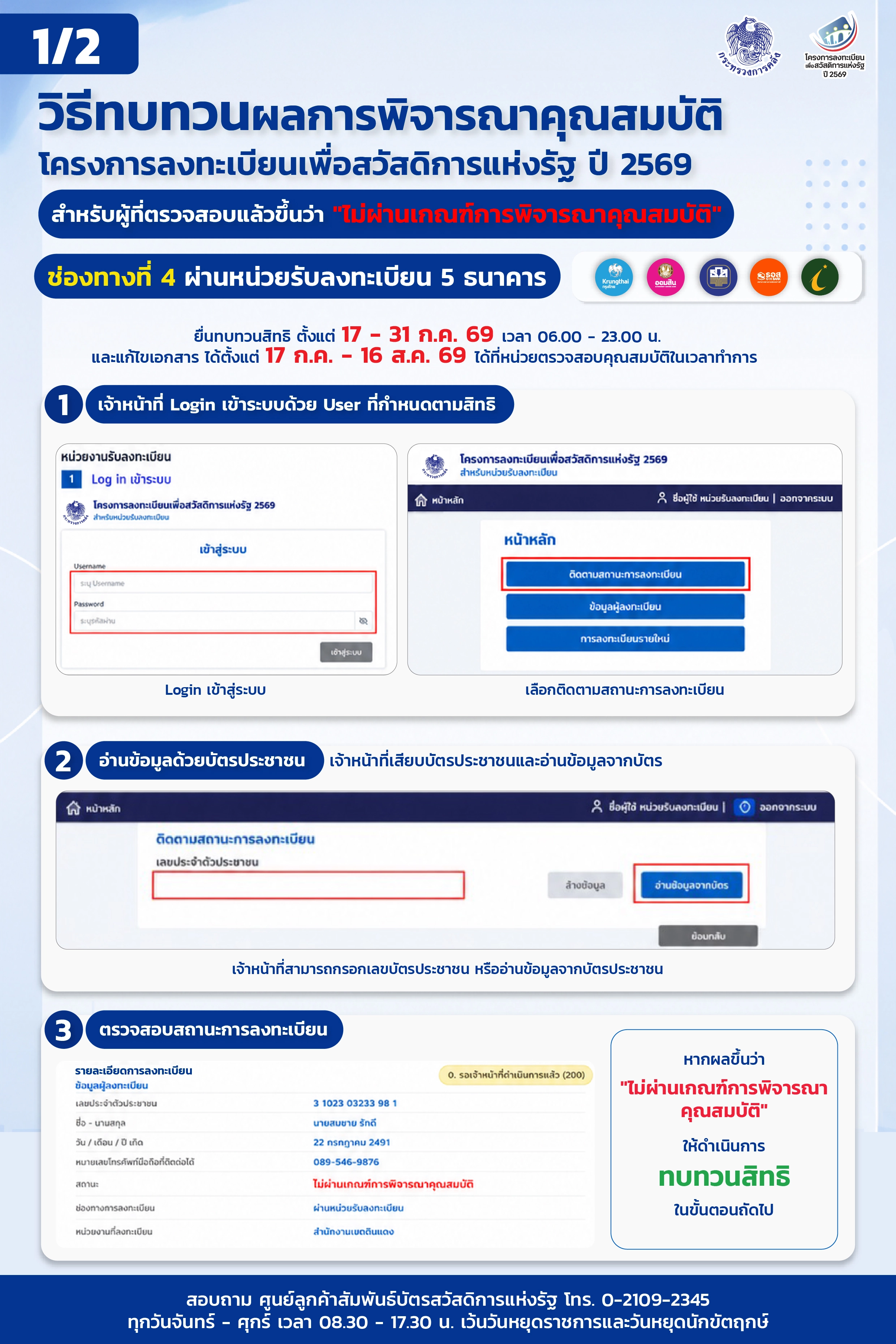 ขั้นตอนการทบทวนสิทธิ_ธนาคาร1