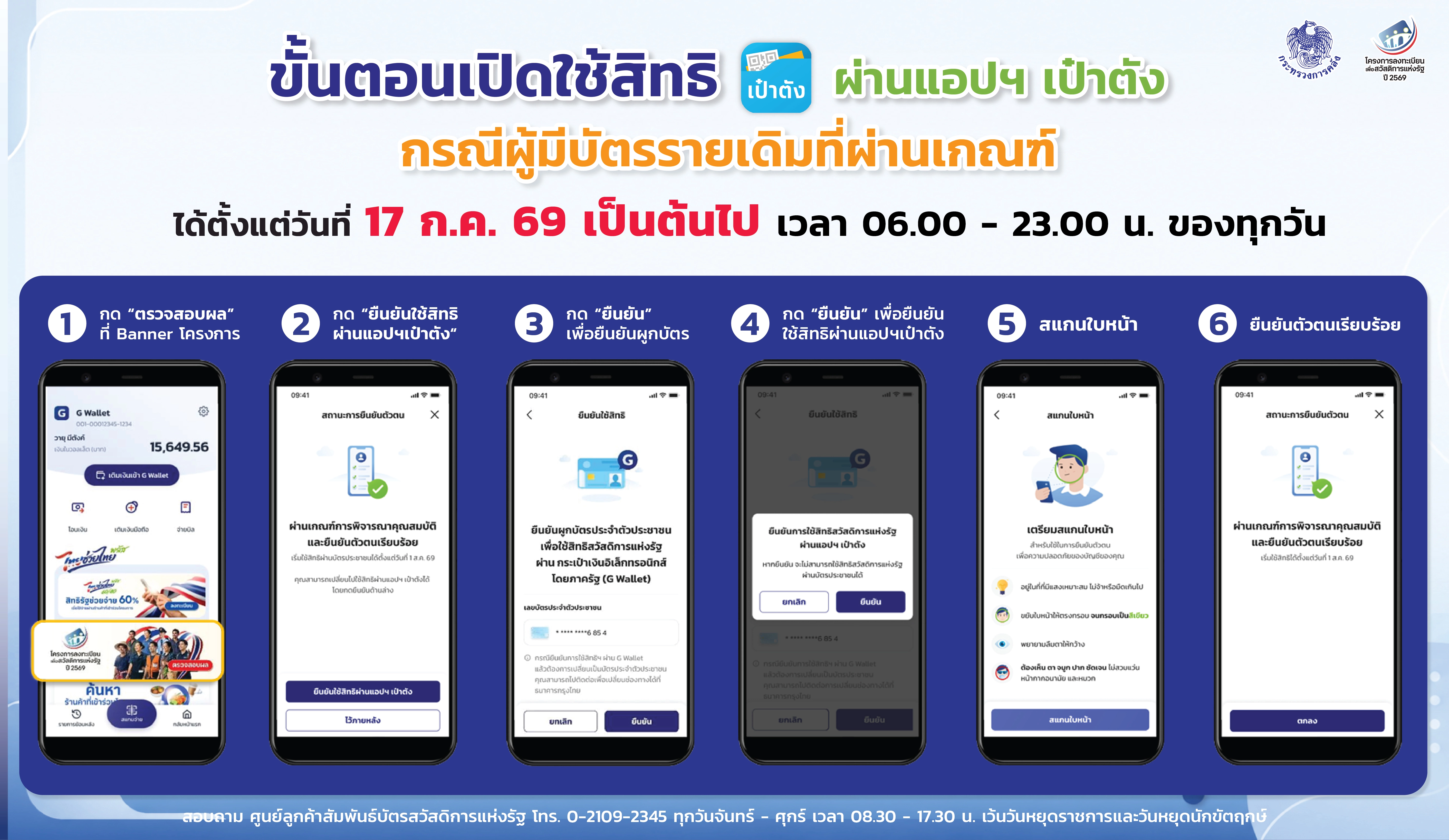 ขั้นตอนการยืนยันตัวตน_รอบเก่า_เป๋าตัง